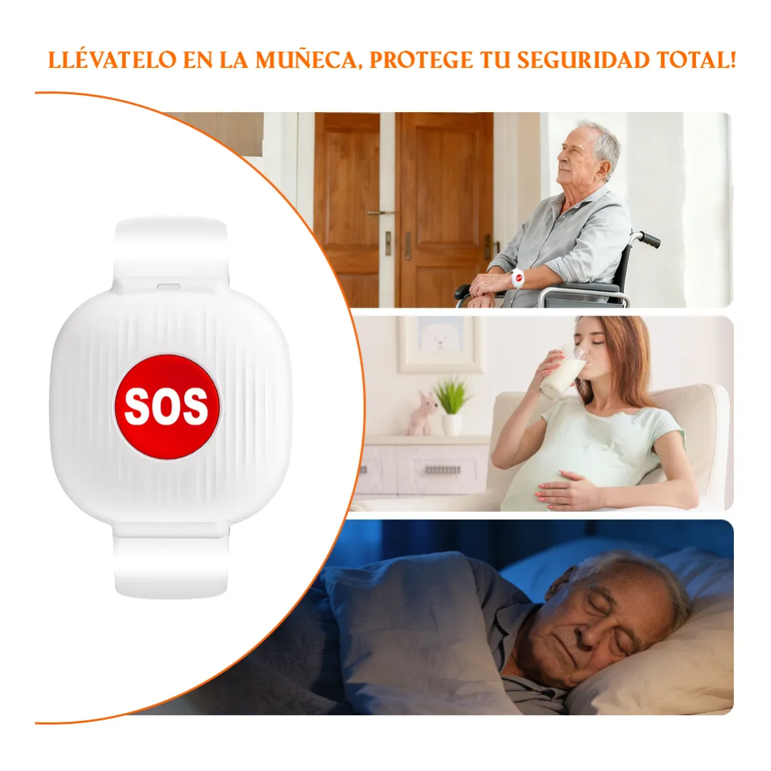 Pulsera SOS que avisa a tu familia con un toque